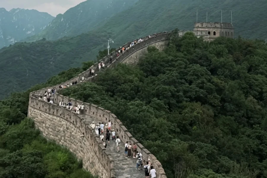 Mutianyu Great Wall, well?preserved Ming Great Wall in Beijing