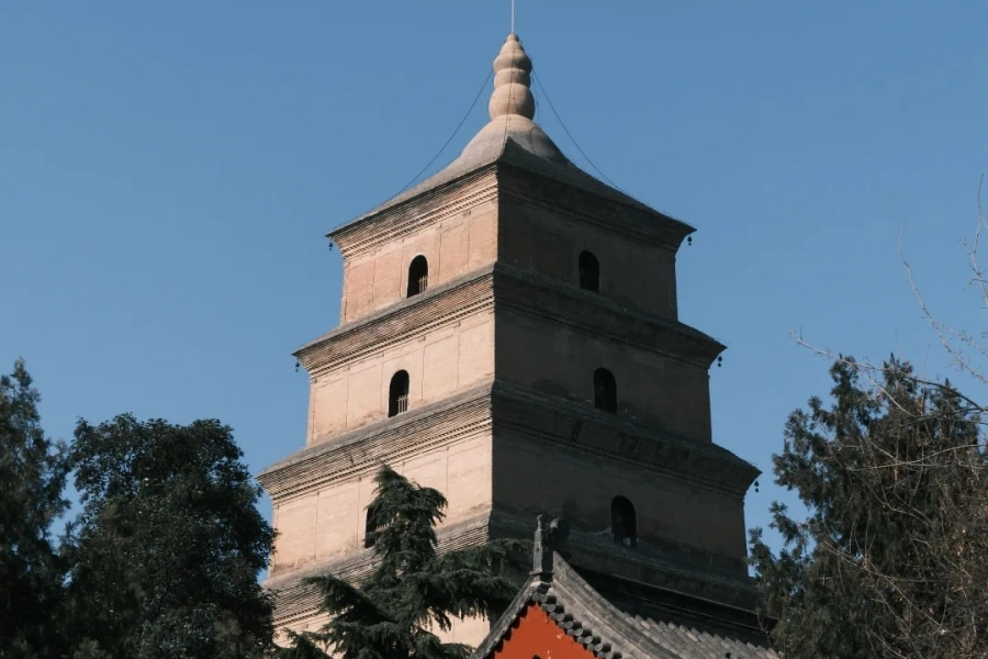 Giant Wild Goose Pagoda, ancient Tang?Dynasty pagoda in Xi'an