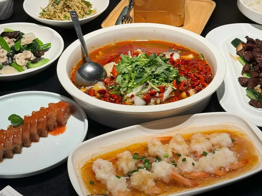 Dishes at Grandma's Restaurant, Hangzhou