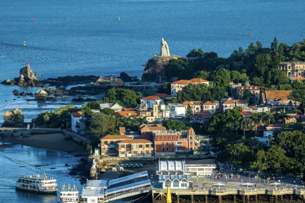 Classic mountains, sea and ancient architecture of Fujian