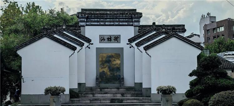 Hefang Ancient Pedestrian Street Hefang Street in Hangzhou presenting centuries-old commercial block lined with time-honored stores