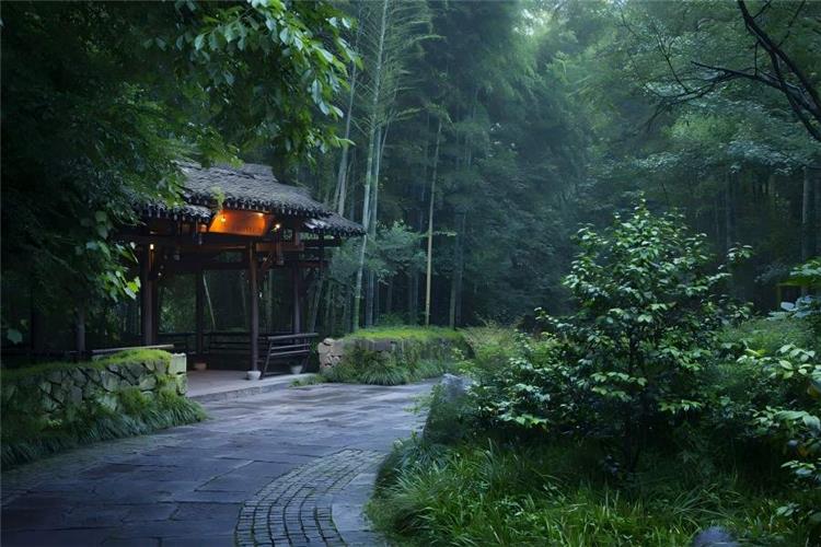 Amanfayun Resort Amanfayun Resort in Hangzhou featuring a quiet ancient village-style luxury hotel hidden among tea mountains and ancient Buddhist temples