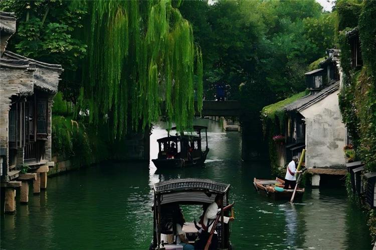 Wuzhen Water Town in Tongxiang Jiaxing Zhejiang, a 1300-year-old typical Jiangnan canal town hailed as 