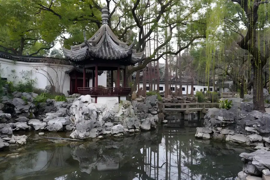 Yu Garden Classical Jiangnan Garden Yu Garden in Shanghai showing elegant Ming-dynasty classical garden, koi ponds, rockeries and ancient pavilions