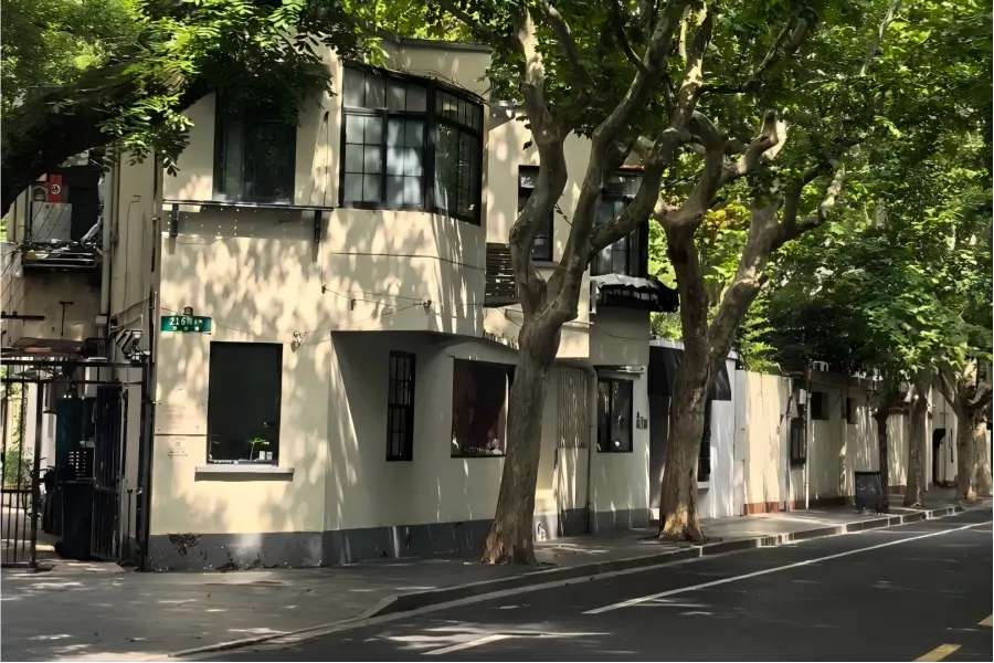 Vintage Charm of Wukang Road Quiet boulevard with century-old plane trees, elegant garden houses and heritage architectures of former French Concession