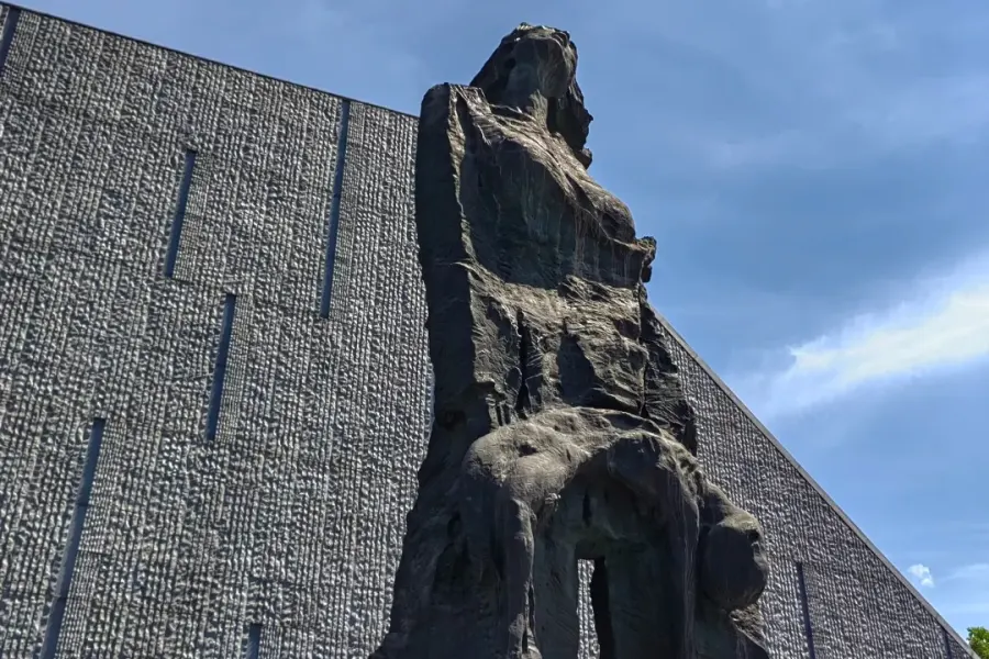 Memorial hall remembering historical tragedy