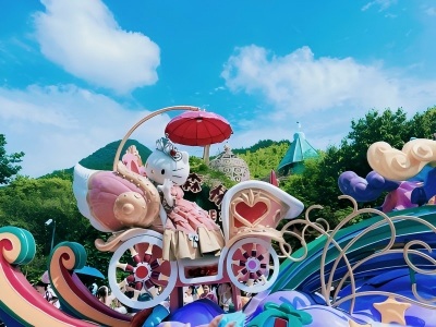 Princess Hello Kitty Parade Float at Anji Hello Kitty Park