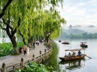 West Lake Hangzhou Scenery West Lake Hangzhou Scenery