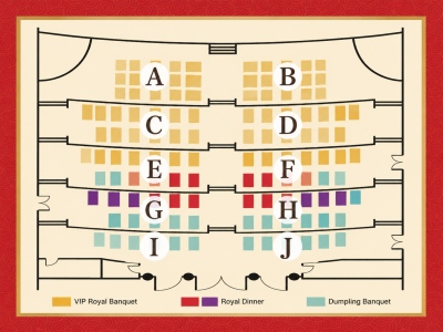 Seating Map of Tang Dynasty Show