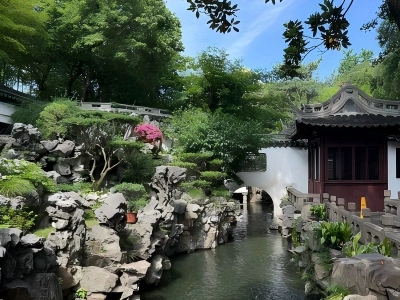 Classical Chinese Garden at Yu Garden Shanghai