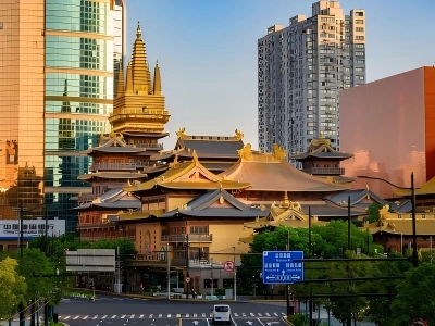 Golden Pagoda of Jing'an Temple Shanghai