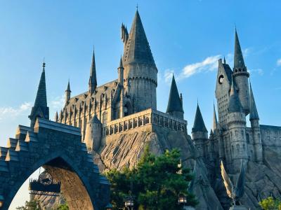 Hogwarts Castle at Universal Beijing Resort with magical gothic architecture