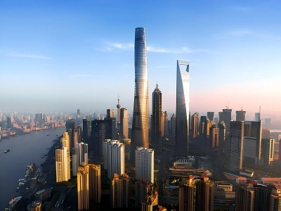 Shanghai Lujiazui skyline Shanghai Tower city view
