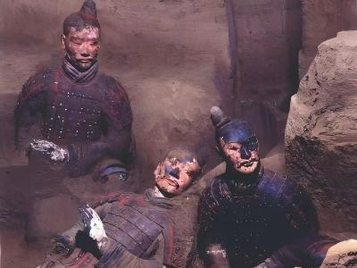 The Terracotta Army as it was when it was first discovered