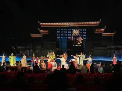 Anhui traditional Chinese opera stage performance