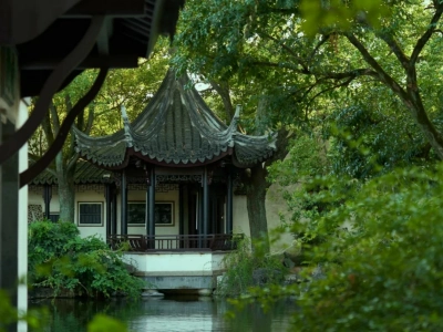 Pearl Tower Garden Waterside Pavilion