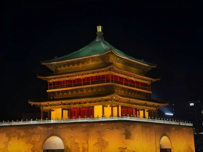 Xi'an Bell Tower Night View