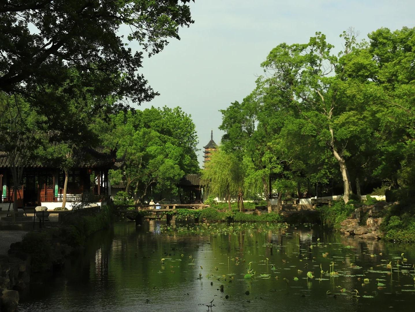 Daytime Lake View of Humble Administrator's Garden, Suzhou