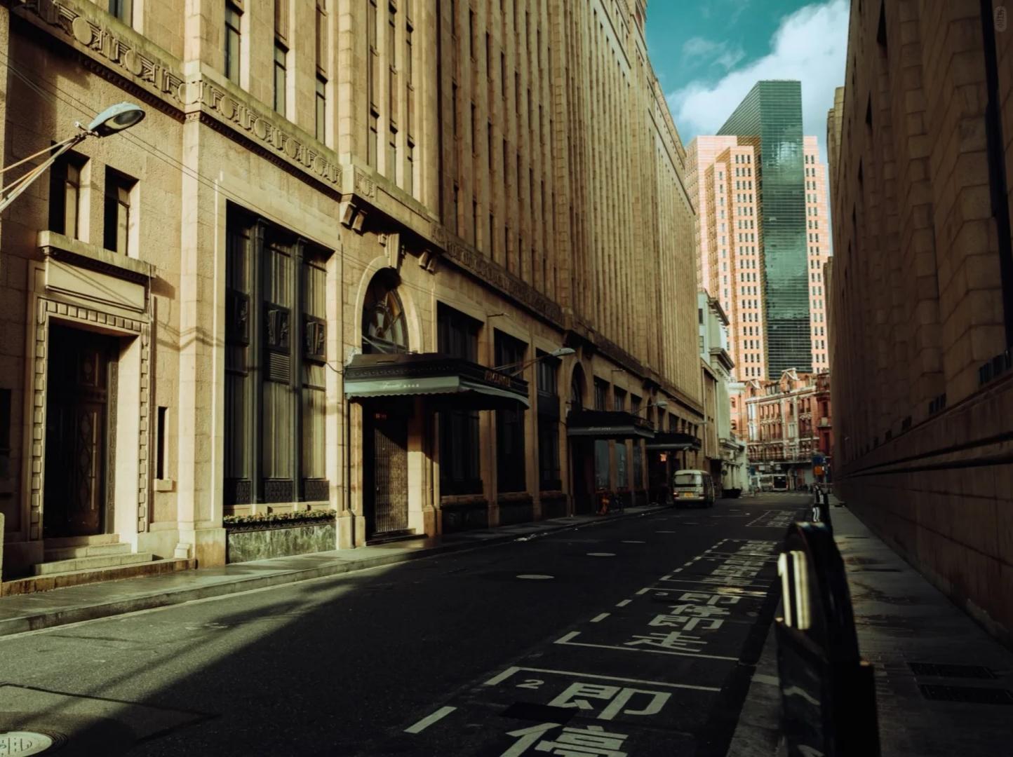 Back Alley beside The Bund Historic Buildings