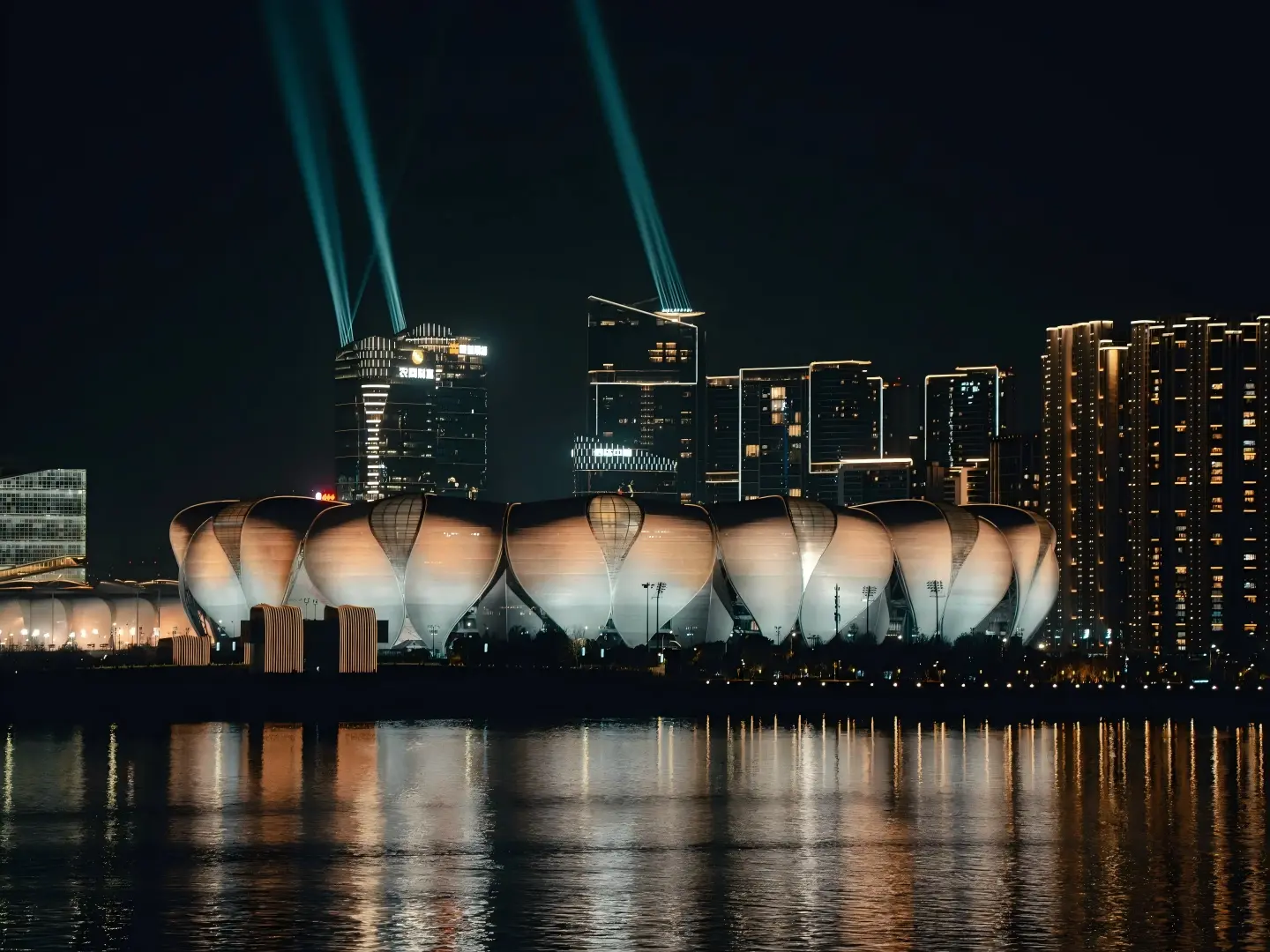 Hangzhou Olympic Sports Center Night View