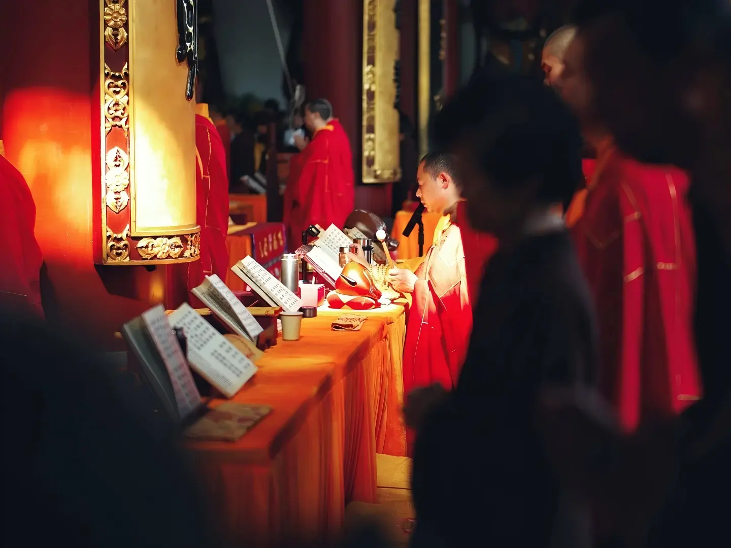 Buddhist Ritual at Lingyin Temple