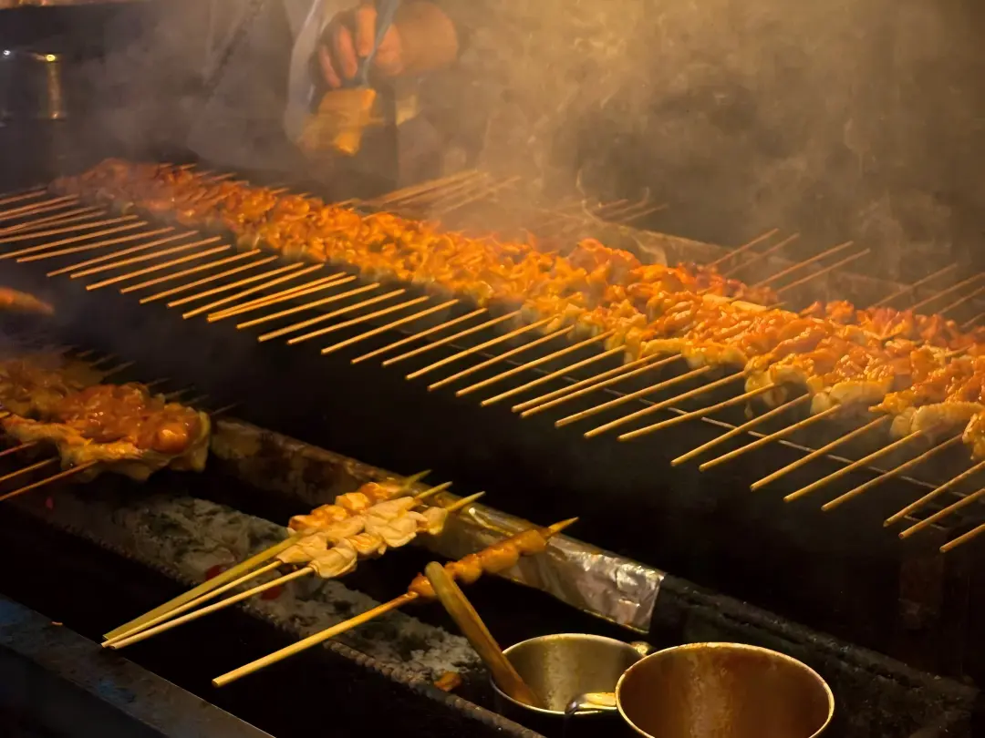 Grilled Skewers at Hangzhou Night Market