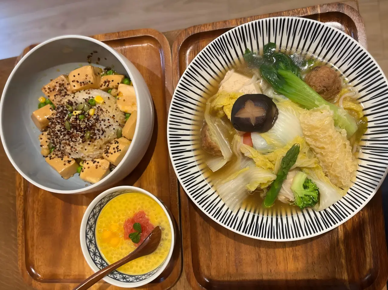 Delicious Vegetarian Set Meal