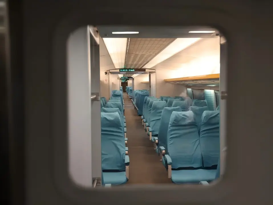 Shanghai Maglev Train Interior